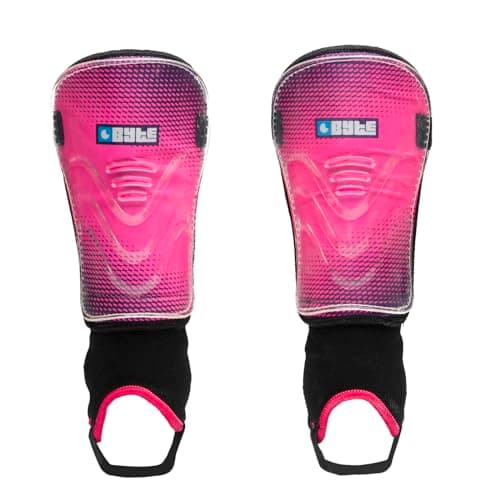Image of BYTE HOCKEY MX JUNIOR SHINGUARDS PINK (SMALL)