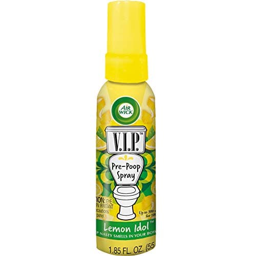 Image of Air Wick V.I.Poo Toilet Perfume Spray | Lemon Idol | 1.85oz | Odor Neutralizer & Freshener