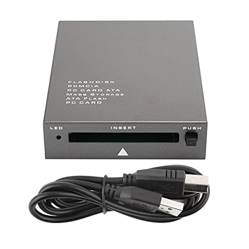 Image of Fdit USB 2.0 PCMCIA Card Reader, USB2.0 Interface to PC Card ATA, PCMCIA, PC Card Memory Card Reader Support 20MB-20G, Plug and Play, Hot Swap
