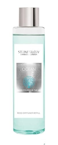 Image of Stoneglow Nature's Gift Collection - Ocean 210ml Scented Reed Diffuser Refill - Ocean (Blue)