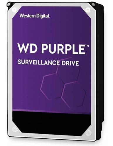 Image of WD Purple 12TB Surveillance 3.5 Inch SATA 6 Gb/s Hard Disk Drive with Allframe 4K Technology - 360TB/yr, 256MB Cache 7200rpm - WD121PURZ