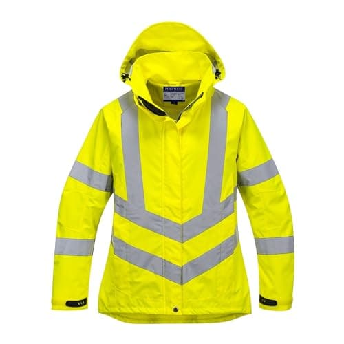 Image of Portwest LW70YERS Ladies HiVis Breathable Jacket, Small, Yellow