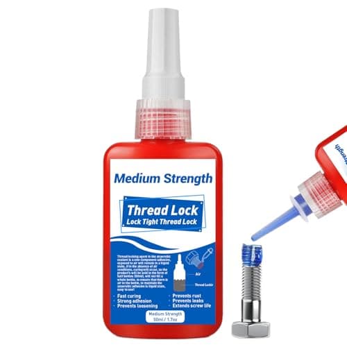 Image of Thread Lock, 50ml Locktight Threadlock, Medium Strength Thread Lock Blue Locking & Seal Nuts, Bolts, Avoid Loosening and Leakage, Stable, Anti-Rust
