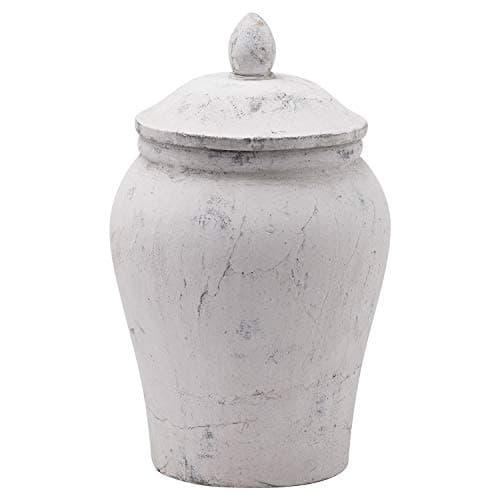 Image of Hill 1975 20731 Bloomville Stone Ginger Jar, CERAMIC, Multi-Colour, One Size