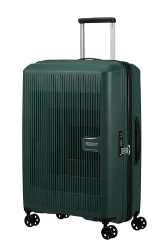 Image of American Tourister Aerostep - Spinner M, Expandable Case, 67 cm, 66.5/72.5 L, Green (Dark Forest)