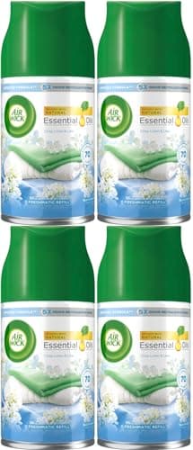 Image of Air Wick Freshmatic - 250ml (4 Refills, Crisp Linen & Lilac)