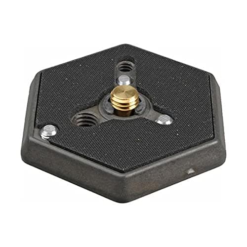Image of Manfrotto 130-38 Hexagonal Quick Release Mounting Plate with 3/8-Inch Thread and Flush Mount Screw
