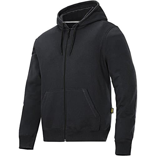 Image of Snickers 28010400006 Size Large Zip Hoodie - Black