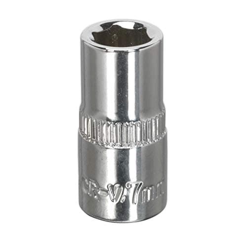 Image of Sealey Sp1407 Walldrive Socket 7Mm 1/4Sq Drive Fully Polished