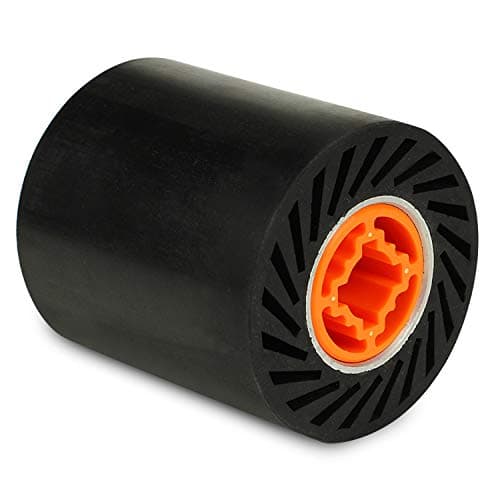 Image of BHA Rubber Expanding Drum for Abrasive Sanding Bands, 3.5" x 4" with 3/4" Quad Keyway