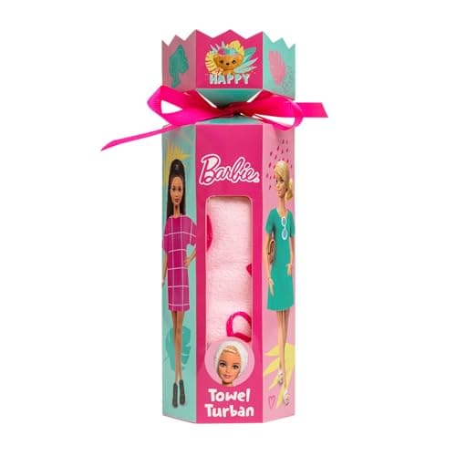 Image of Barbie Children's Hair Towel Turban/Towel Wrap - Gift Set - Microfiber - Quickdry