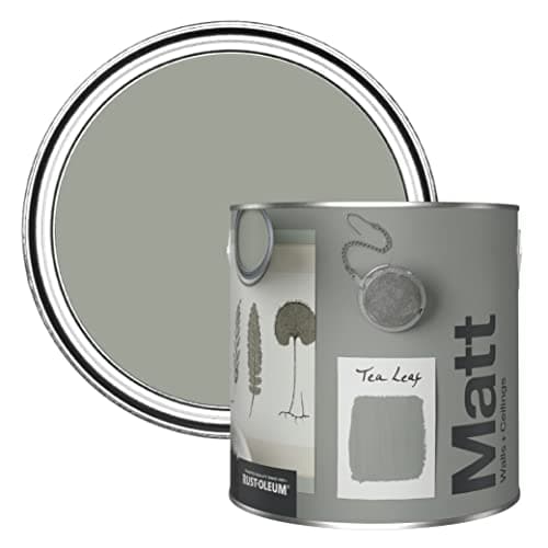Image of Rust-Oleum Colours Matt Emulsion Wall and Ceiling Paint - Tea Leaf 2.5L