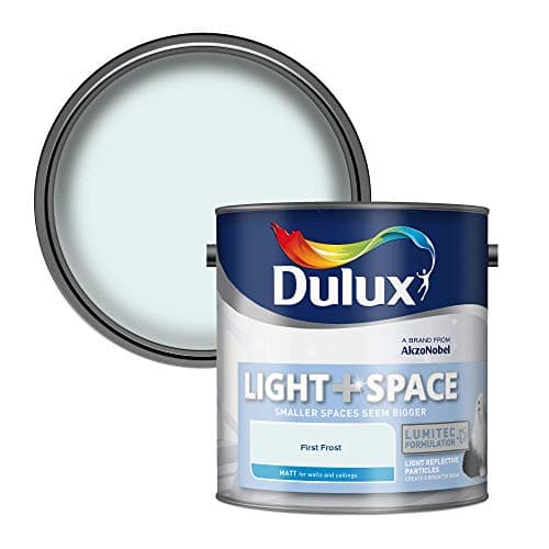 Image of Dulux Light and Space Matt Emulsion Paint For Walls And Ceilings - First Frost 2.5 Litres