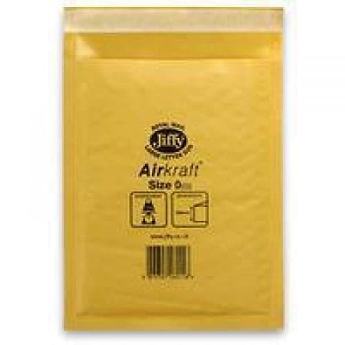 Image of Jiffy Airkraft Bag Size 0 - Gold (Pack of 10)