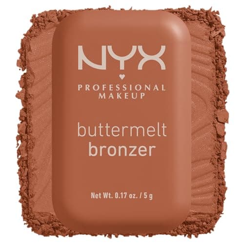 Image of NYX Professional Makeup Buttermelt Bronzer, Powder Bronzer, up to 12H Wear, Fade & Transfer Resistant, Infused with Mango, Shea & Alomd Butter, Vegan Formula, Butta Ballin