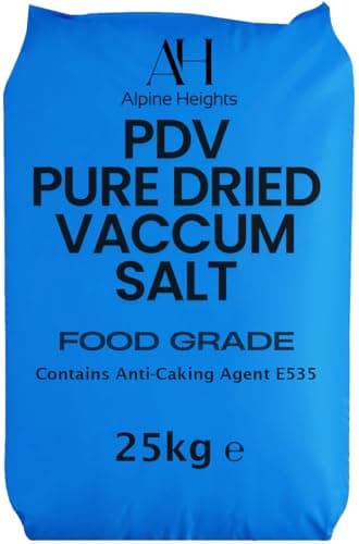 Image of AH Pure Dried Vaccum Salt 25kg - Food Grade PDV Salt - Packaging May Vary | Ideal for Cooking, Ponds & Water Softening