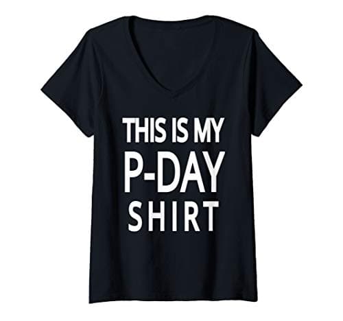 Image of Womens Missionary Clothing This is My P-Day Design For LDS Missions V-Neck T-Shirt