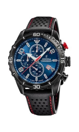 Image of Festina Chrono Sport F20519/2 Leather Watch