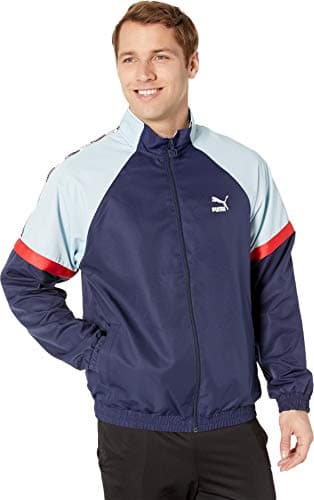 Image of Puma Men's XTG Woven Jacket Windbreaker, Peacoat, Small