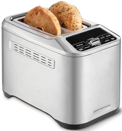 Image of Cuisinart Smart Elite 2-Slice Toaster | Extra-Long Slots for Artisan Bread | Save your Toast Preferences | High-Lift QuickView| Bagel, Single Slice & Defrost Functions | +30sec Toast Boost| Stainless