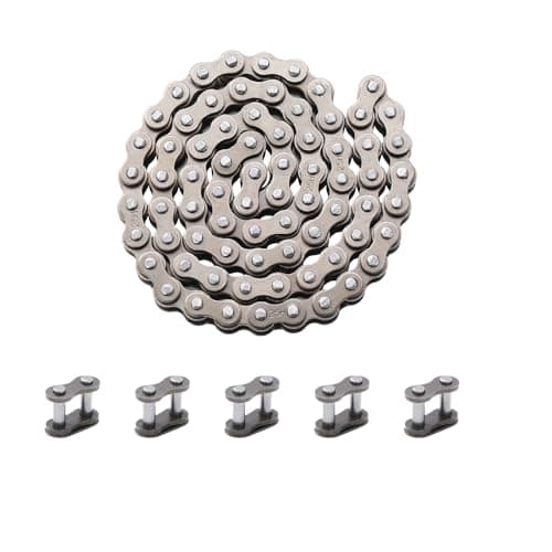 Image of KAMIER KA-LT-13 25H Roller Chain, 74 Links, Heavy Duty Drive Chain Parts for Razor Dirt Quad 24V Electric 4 Wheeler ATV, E100 Power Core Scooter, E100 Glow Scooter
