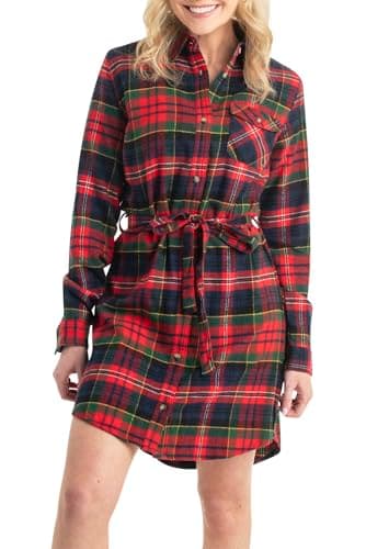 Image of Legendary Whitetails Women's Open Spaces Dress, Holly Berry, XL