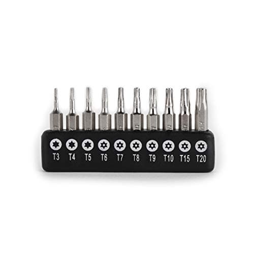 Image of Gunpla 10 Pieces 4mm Torx Screwdriver Star Bit Set Precision Head Security Bits Hex Shank CR-V Steel Quick Release Shank for Easy Attachment Electronic Repair T3 T4 T5 T6 T7 T8 T9 T10 T15 T20