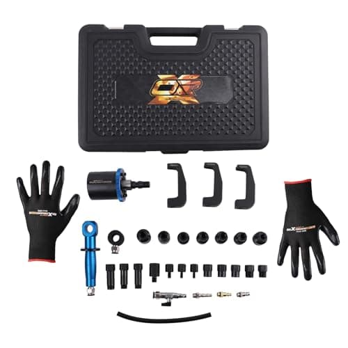 Image of maXpeedingrods Pneumatic Injector Puller Removal Tool Set, Diesel Injector Extractor Air Tool with 19 Adapters for Mechnaics