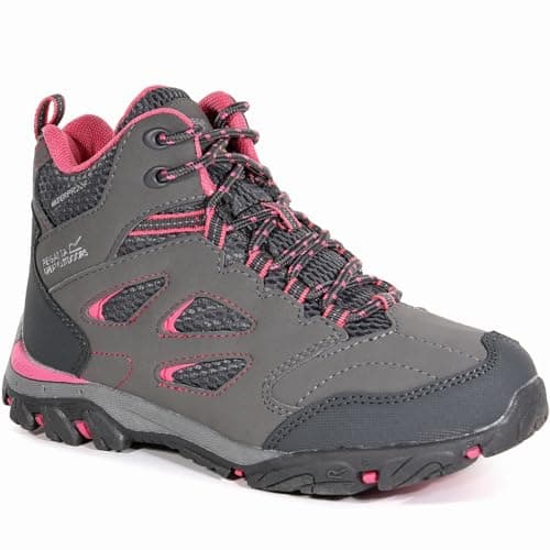 Image of Regatta Kids Holcombe IEP Jnr Steel/Tulip EU32/UK13 Grey