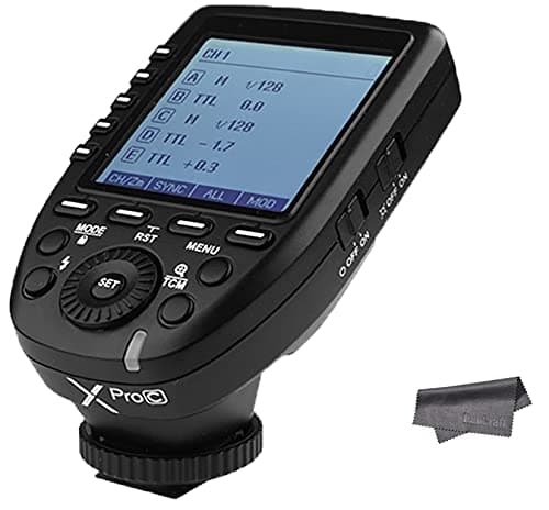Image of Godox XPro TTL Wireless Trigger,1/8000s High-Speed-Sync,5 Dedicated Group Bottons and 11 Customizable Functions (XPro-C Compatible with Canon)