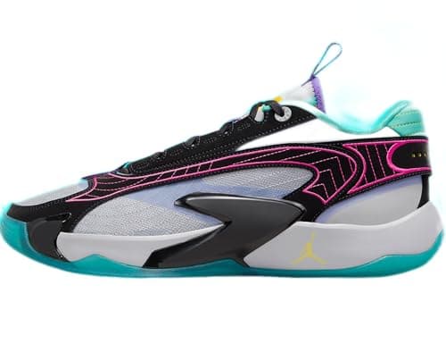 Image of Jordan Luka 2 Men's Basketball Shoes (DX8733-007, Wolf Grey/Black/Hyper Jade/Speed Yellow), Wolf Grey/Black/Hyper Jade/Speed Yellow, 11 UK