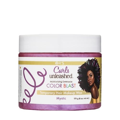Image of ORS Curls Unleashed Mystic Color Blast Makeup Wax -171g, Temporary Hair Colour, With Moisturizing Beeswax & Castor Oil, For Best Colouring Experience