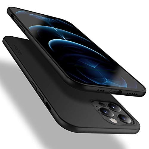 Image of X-level Compatible with iPhone 12 PRO Max Case, [Guardian Serie] Ultra Thin Slim Soft Flexible TPU Bumper Matt Finish Protective Case Compatible with iPhone 12 PRO Max 6.7''- Black