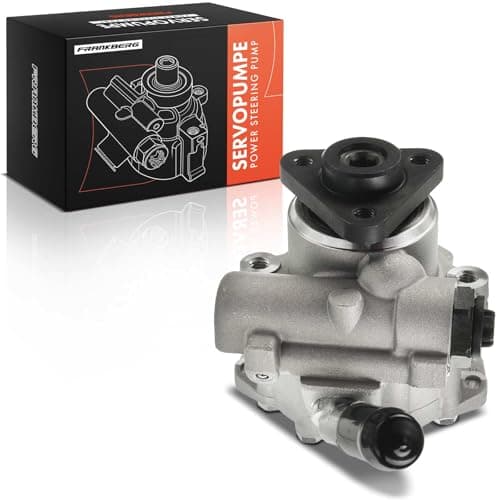 Image of Frankberg Power Steering Pump Steering System Hydraulic Pump Compatible with 1 Series E87 2.0L 2005-2007 3 Series E90 2.0L 2005-2007 3 Series Touring E91 2.0L 2005-2007 Replace #32416768155