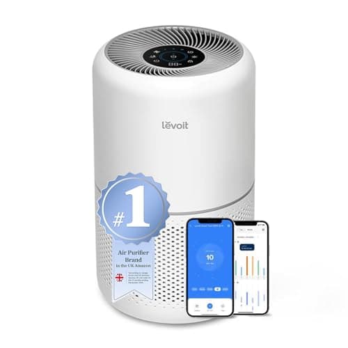 Image of Levoit Smart HEPA Air Purifier for bedroom home 108 m², CADR 258 m³/h, Laser Air Quality Sensor with Auto Sleep Mode, Alexa & App Control, Remove 99.97% Pollen/Dust/Odour, Core 300S
