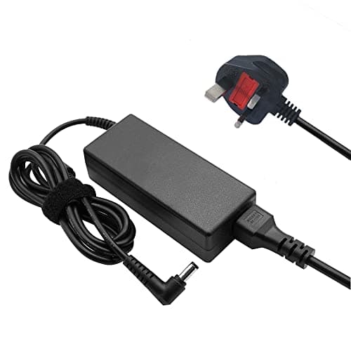 Image of 19V 3.42A 65W AC Adapter for Asus Toshiba Laptop Computer Charger Notebook PC Power Cord Supply Source Plug Connector Size: 5.5 x 2.5mm