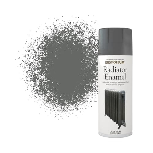 Image of Rust-Oleum 400ml Radiator Enamel Spray Paint Aerosol - Cast Iron