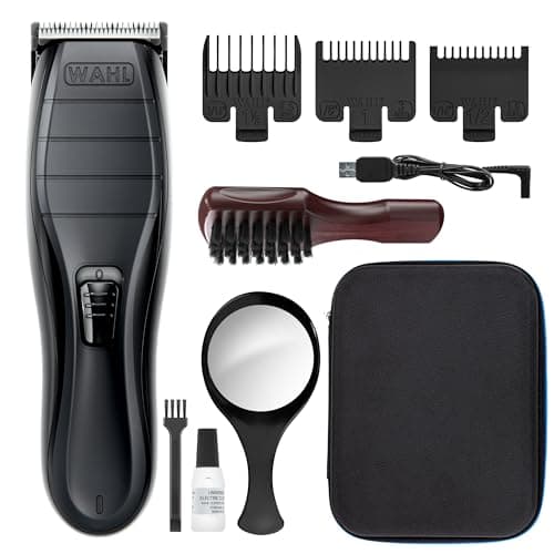 Image of Wahl Cordless Close Cut Hair Clipper Kit – Ultra-Close 0.3mm Precision Blades | USB Rechargeable | 120-Min Runtime | Professional Grooming Set for Men