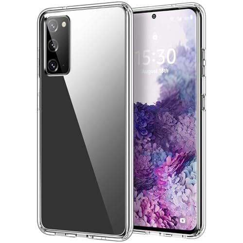 Image of HOOMIL Case for Samsung Galaxy S20 4G/5G 6.2-Inch, Non-Yellowing, Drop Protection, Anti-Scratch Transparent Hard Back Phone Cover - Crystal Clear