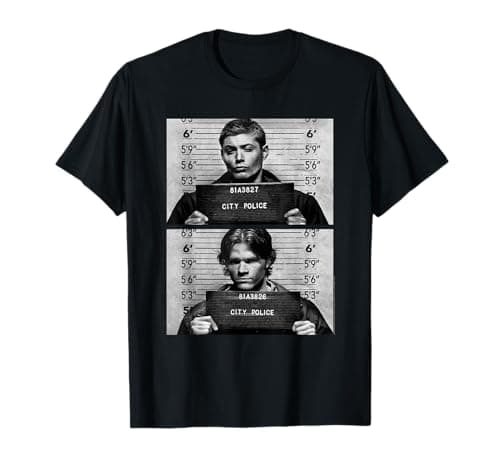 Image of Supernatural T-Shirt, Men's, Supernatural Fans, Short Sleeve, T-Shirt, Black, S