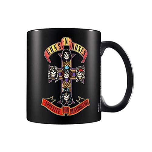 Image of Pyramid International MGB26310 Guns N' Roses (Appetite Cross) Black Coffee Mug, Ceramic, 11 oz