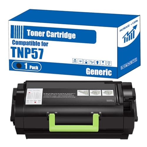 Image of TOEPPEX Compatible for Konica Minolta TNP57 Toner Cartridge Bizhub 4402P Printers, High Yield 25000 Pages, Accurate Imaging Rich Colors (1 Pack Black)