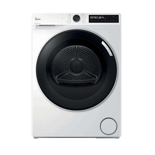 Image of Hoover Pro Dry Series 3 Tumble Dryer, Heat Pump, 10kg, 15 Programmes, 99.9% Germ Free, WIFI Connected, White/Black Door, 60x60x85 cm -HBR 10N2BX-80