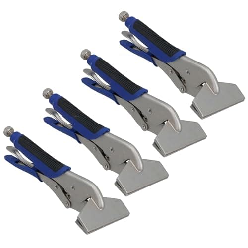 Image of Sheet Metal Locking Clamps for Welding Assembly Grips Holders 10 Inch 4pc