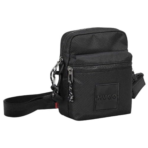 Image of HUGO Jhin NS Men's Zip Shoulder Bag, black, One Size
