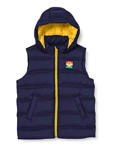 Image of United Colors of Benetton (Z6ERJ) Boy's Gilet Jacket Not Applicable, Peacoat 252, 62