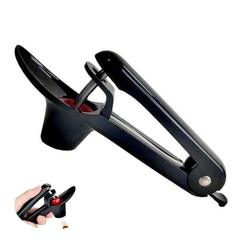 Image of Cherry Pitter,MUNSKT Multi Cherry Stoner Tool Pit Remover,Olive Picker Fruit Cherries Seed Corer,Portable Multifunctional Professional Quick with Stainless Steel Pitting Device,for Hawthorn Cherryston