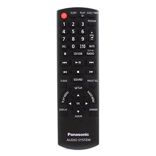 Image of Genuine TX-55JX940B Remote Control Compatible with Panasonic TX55JX940B 55" Smart 4K Ultra HD HDR LED TV with Google Assistant & Amazon Alexa