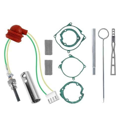 Image of KOOLEVER Diesel Heater Glow Plugs Repair Kit, 12V 2KW 5KW 8KW, Parking Diesel Heater Glow Ignition Plug Kit with Filter, Ceramic Heater Repair Parts, For Car Truck Boat, Eberspacher D2 D4, D4S