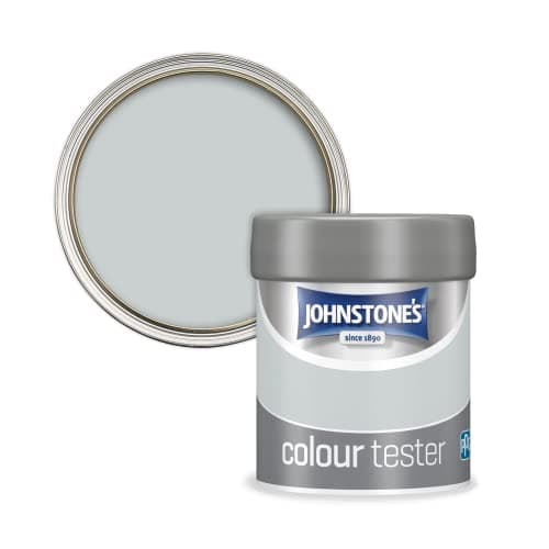 Image of Johnstone's - Frosted Silver Wall & Ceiling Paint - Emulsion - Easy to Apply - Dries in 1-2 Hours - 75ml